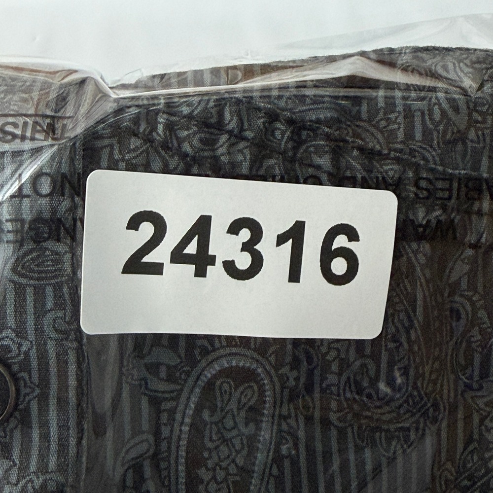 Cody James Shirt Mens Large CMH16W9 Regular Fit Grey Paisley Western EUC - Picture 11 of 11